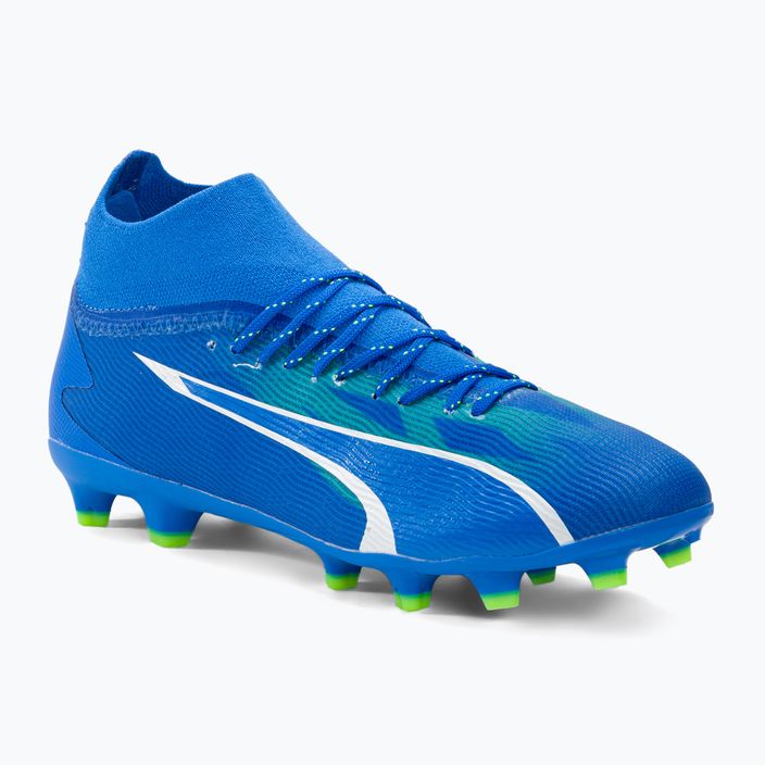 PUMA Ultra Pro FG/AG scarpe da calcio per bambini ultra blu/puma bianco/verde