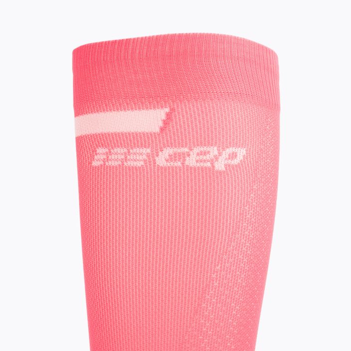 CEP Tall 4.0 calze da corsa a compressione da donna rosa/nero 3