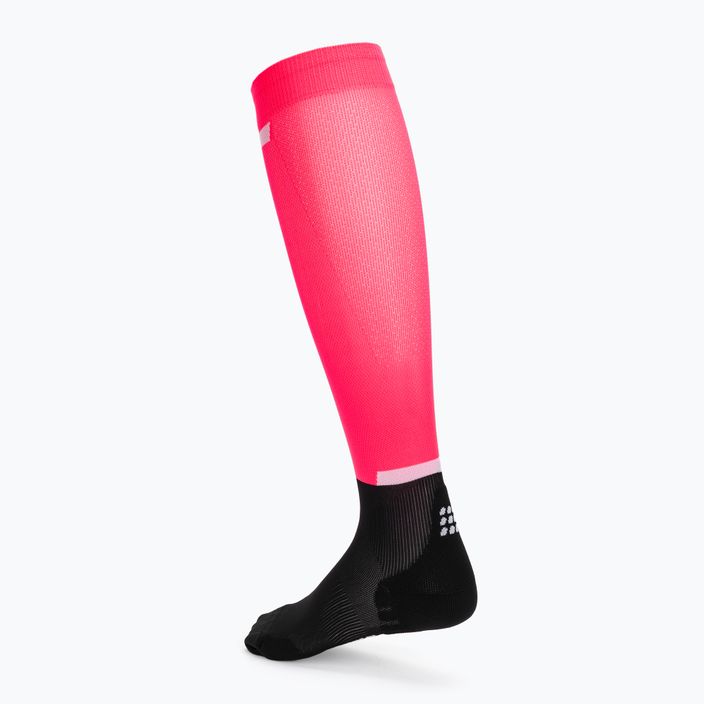 CEP Tall 4.0 calze da corsa a compressione da uomo rosa/nero 2