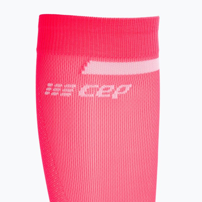 CEP Tall 4.0 calze da corsa a compressione da uomo rosa/nero 3