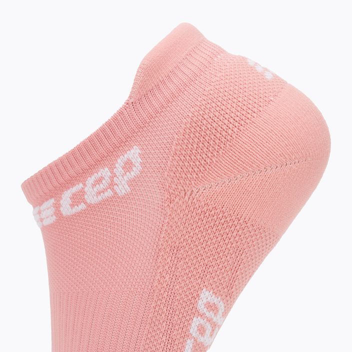 Calzini da corsa CEP a compressione 4.0 da donna, rosa non visibile 4