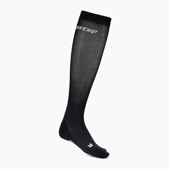 Calze compressive CEP Infrared Recovery da uomo, nero/nero 4