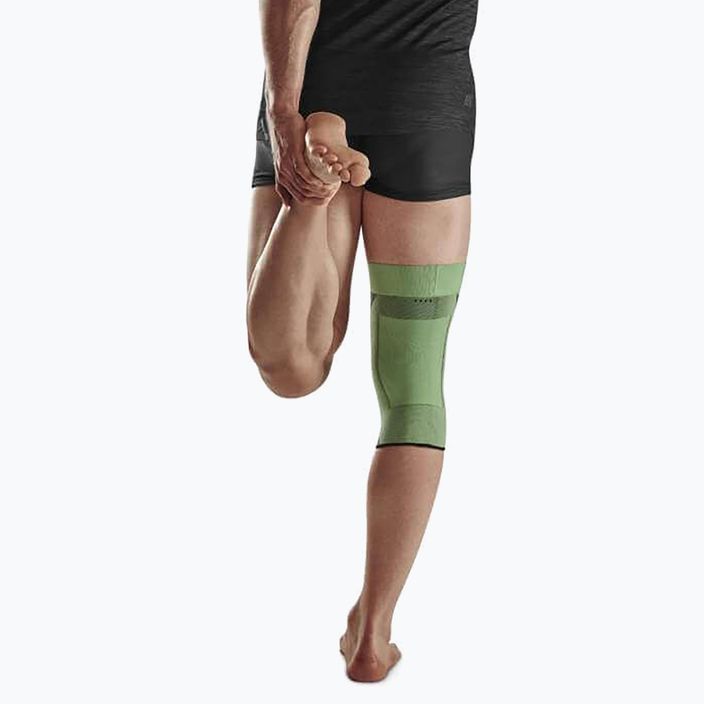 CEP Mid Support fascia di compressione per ginocchio verde 3