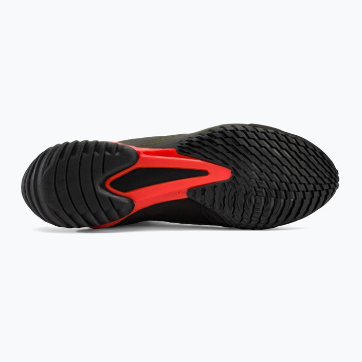 Scarpe da boxe adidas Speedex 23 carbonio/nero/rosso solare 4