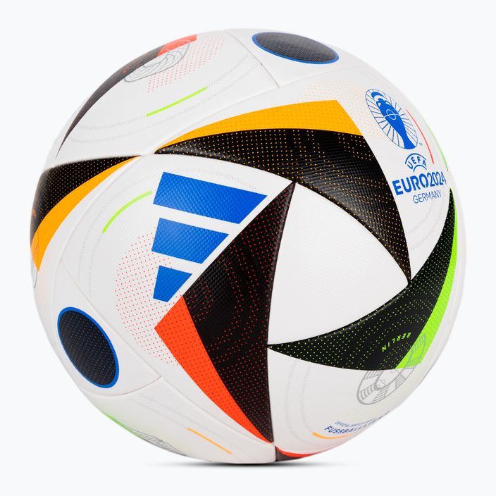 Adidas Fussballliebe concorrenza Euro 2024 bianco / nero / blu bagliore dimensioni 4 calcio 2