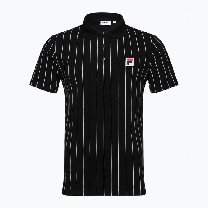 Maglietta polo da uomo FILA Luckenwalde black/bright white striped 5