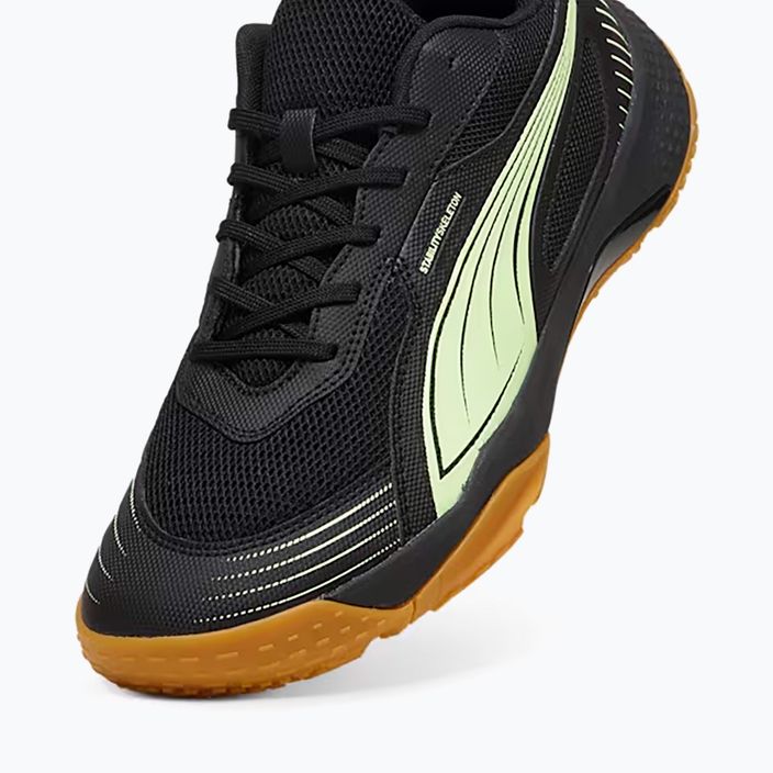 PUMA Solarflash III scarpa sportiva indoor puma nero/mela frizzante 5