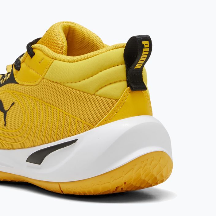 PUMA Playmaker Pro JR scarpe da basket per bambini yellow sizzle/puma blackl 6