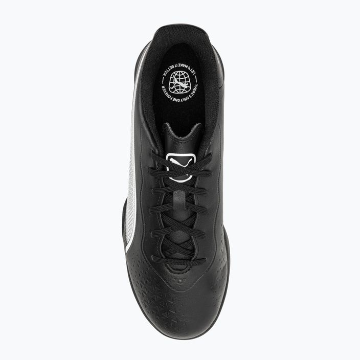 PUMA King Match TT scarpe da calcio per bambini puma nero/puma bianco 6