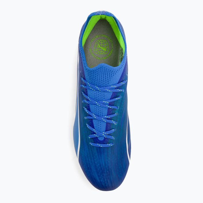 PUMA Ultra Ultimate FG/AG scarpe da calcio uomo ultra blu/puma bianco/verde 6