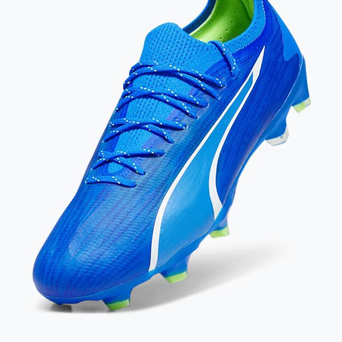 PUMA Ultra Ultimate FG/AG scarpe da calcio uomo ultra blu/puma bianco/verde 12
