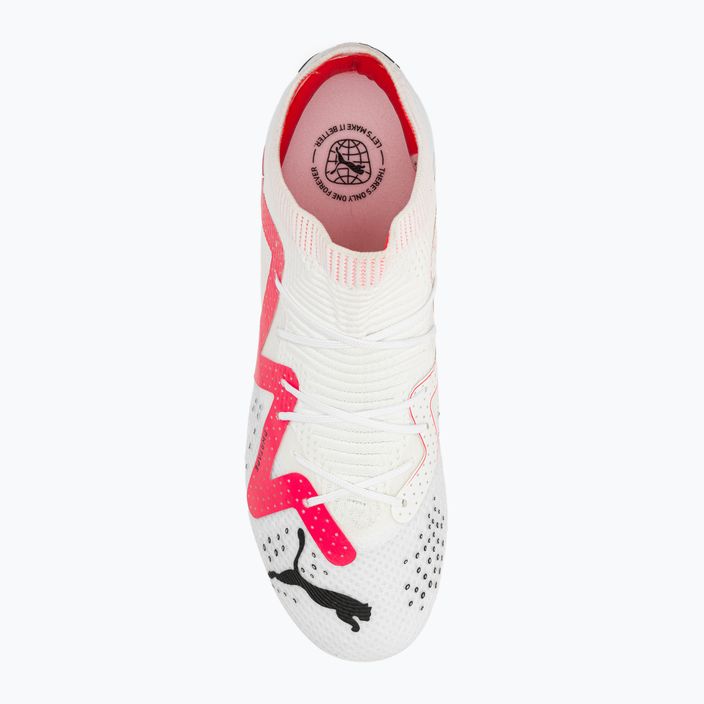 PUMA Future Pro FG/AG scarpe da calcio per bambini puma bianco/puma nero/fire orchid 6