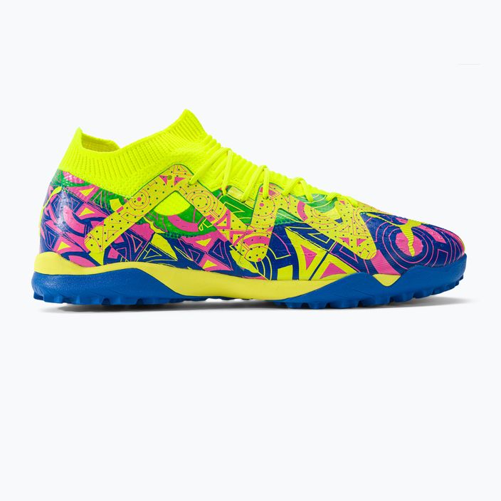 PUMA Future Match Energy TT scarpe da calcio da uomo ultra blu/allarme giallo/rosa luminoso 2