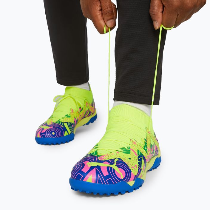 PUMA Future Match Energy TT scarpe da calcio da uomo ultra blu/allarme giallo/rosa luminoso 16