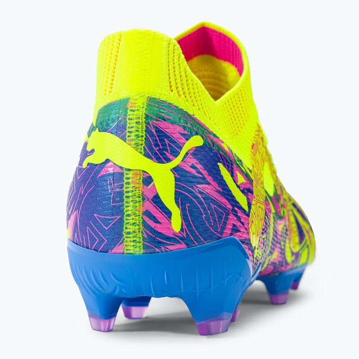 PUMA Future Ultimate Energy FG/AG scarpe da calcio da uomo ultra blu/allarme giallo/rosa luminoso 9