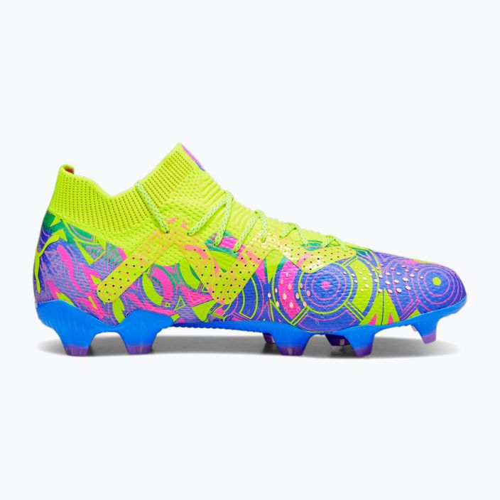 PUMA Future Ultimate Energy FG/AG scarpe da calcio da uomo ultra blu/allarme giallo/rosa luminoso 12