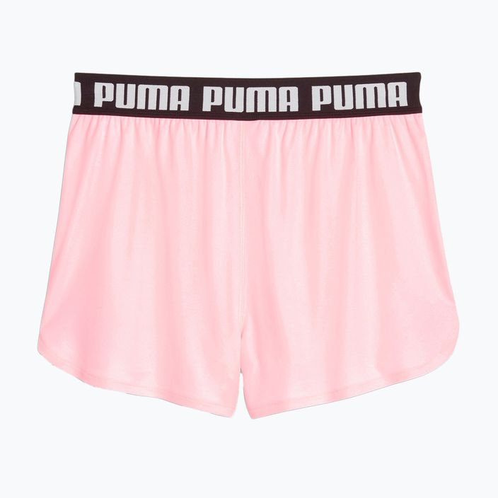 Pantaloncini da allenamento da donna PUMA Train All Day Knit 3" coral ice/puma nero 2