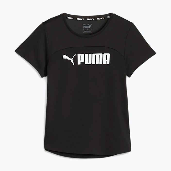 Maglietta da allenamento da donna PUMA Fit Logo Ultrabreathe puma nero/puma bianco