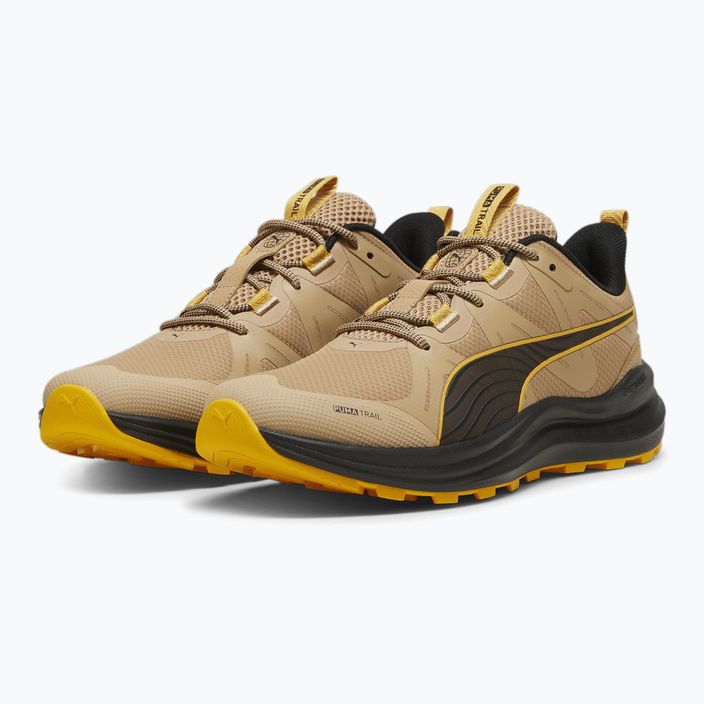 PUMA Reflect Lite Trail scarpa da corsa prateria tan/giallo sfrigolio/puma nero 10