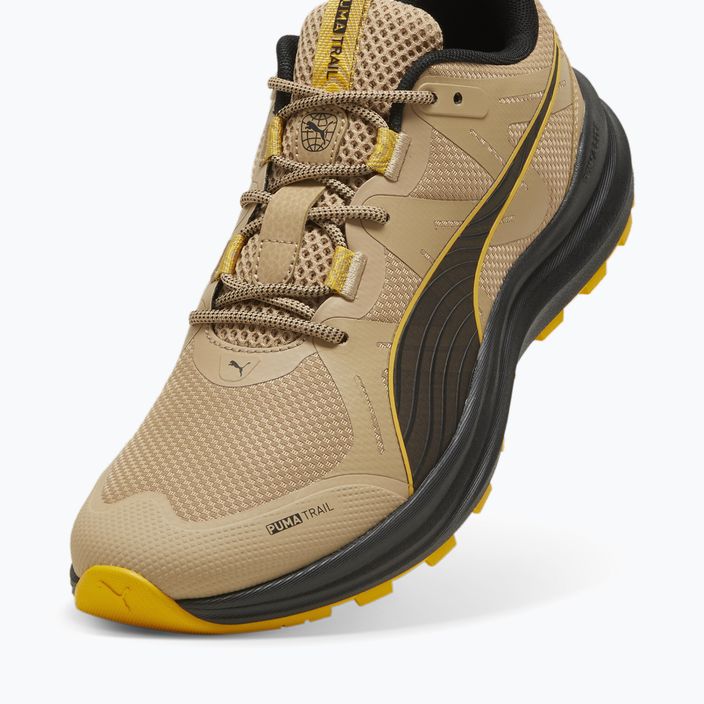 PUMA Reflect Lite Trail scarpa da corsa prateria tan/giallo sfrigolio/puma nero 12