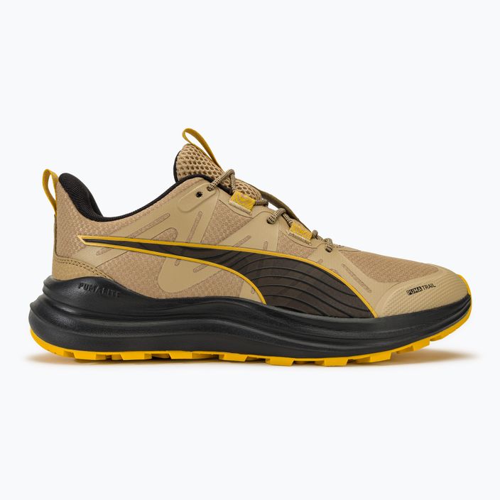 PUMA Reflect Lite Trail scarpa da corsa prateria tan/giallo sfrigolio/puma nero 2