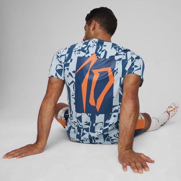 PUMA Neymar Jr Creativity Logo Football Tee Uomo oceano tropicale/turchese surf 6