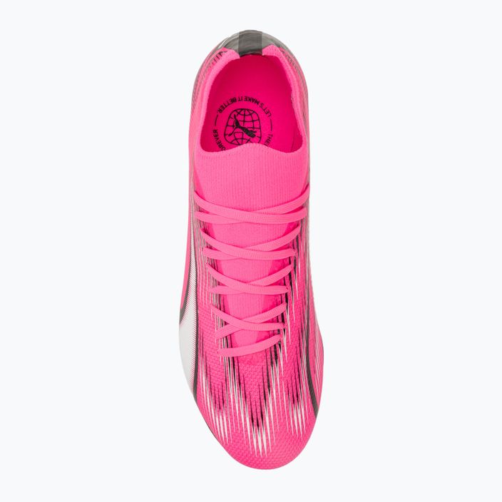 PUMA Ultra Match MxSG scarpe da calcio rosa veleno/puma bianco/puma nero 5