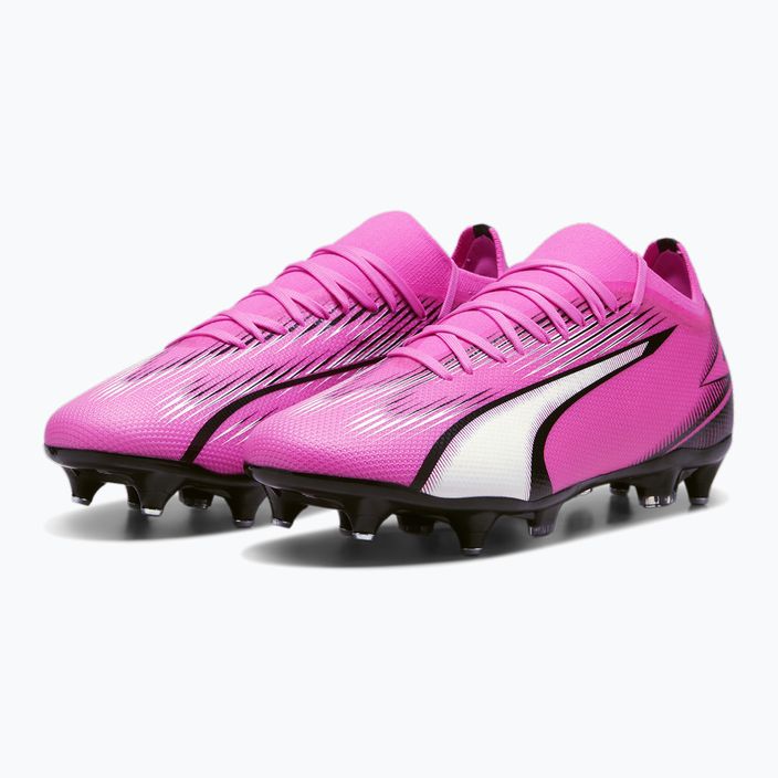 PUMA Ultra Match MxSG scarpe da calcio rosa veleno/puma bianco/puma nero 10