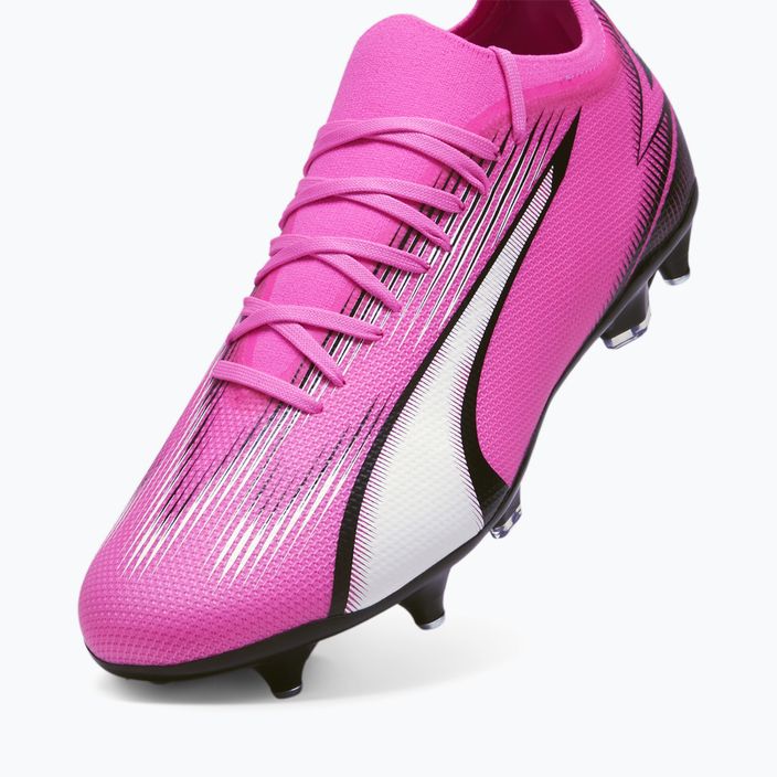 PUMA Ultra Match MxSG scarpe da calcio rosa veleno/puma bianco/puma nero 12