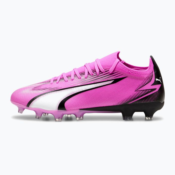 PUMA Ultra Match FG/AG scarpe da calcio rosa veleno/puma bianco/puma nero 8