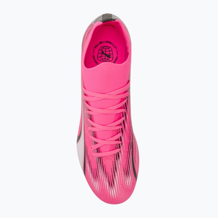 PUMA Ultra Match FG/AG scarpe da calcio rosa veleno/puma bianco/puma nero 5