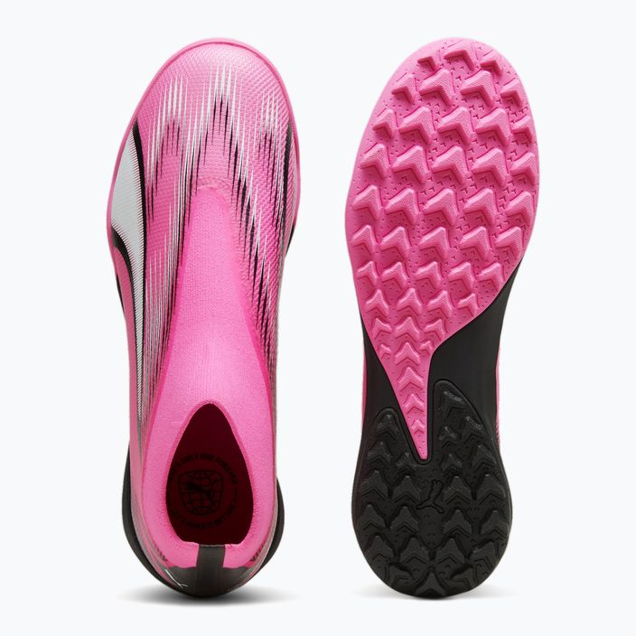 PUMA Ultra Match + LL TT scarpe da calcio rosa velenoso/puma bianco/puma nero 11