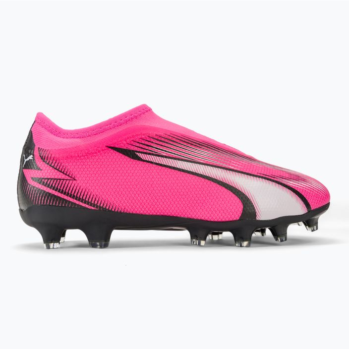 PUMA Ultra Match LL FG/AG Jr scarpe da calcio rosa veleno/puma bianco/puma nero per bambini 2