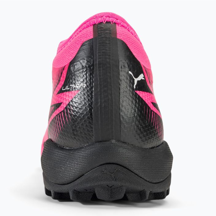 PUMA Ultra Match LL TT + Mid Jr scarpe da calcio rosa veleno/puma bianco/puma nero per bambini 6