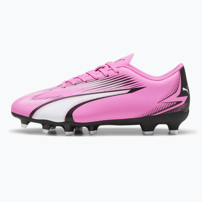 Scarpe da calcio PUMA Ultra Play FG/AG Jr rosa velenoso/puma bianco/puma nero per bambini 8