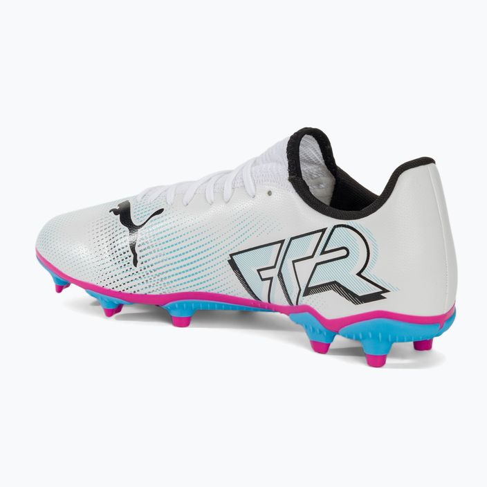 PUMA Future 7 Play FG/AG scarpe da calcio puma bianco/puma nero/rosa 3