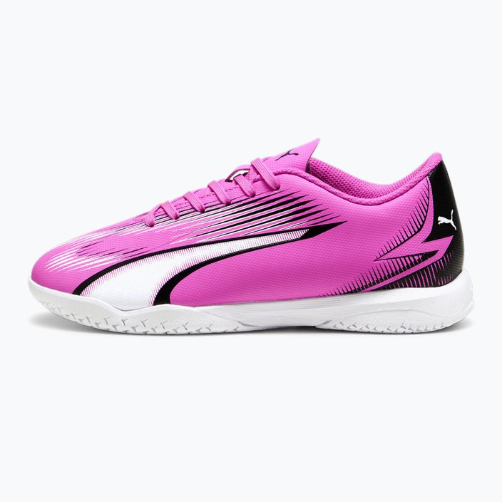 PUMA Ultra Play TT Jr scarpe da calcio per bambini rosa veleno/puma bianco/puma nero 8