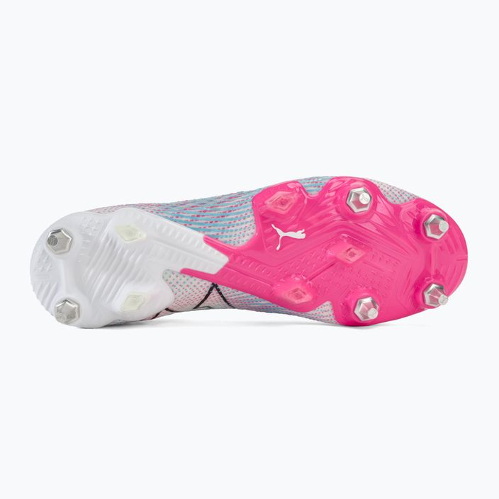 PUMA Future 7 Ultimate MxSG scarpe da calcio puma bianco / puma nero / rosa avvelenato 4