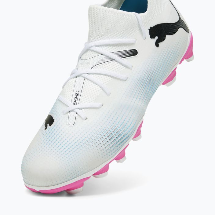 PUMA Future 7 Match FG/AG scarpe da calcio per bambini puma bianco/puma nero/rosa 12