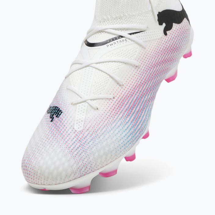 PUMA Future 7 Pro FG/AG scarpe da calcio puma bianco/puma nero/rosa 12