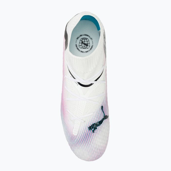 PUMA Future 7 Pro FG/AG Jr scarpe da calcio puma bianco/puma nero/rosa 5