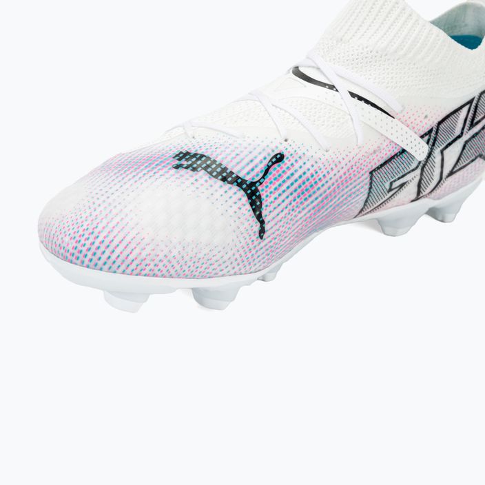 PUMA Future 7 Pro FG/AG Jr scarpe da calcio puma bianco/puma nero/rosa 7