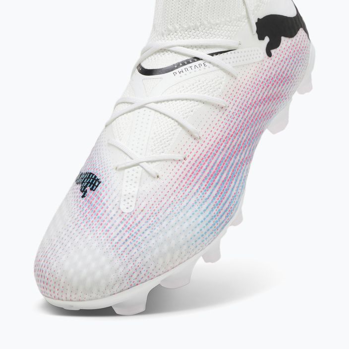 PUMA Future 7 Pro FG/AG Jr scarpe da calcio puma bianco/puma nero/rosa 12