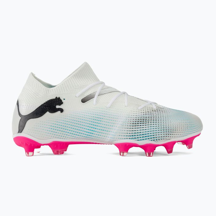 PUMA Future 7 Match FG/AG scarpe da calcio puma bianco/puma nero/rosa 2