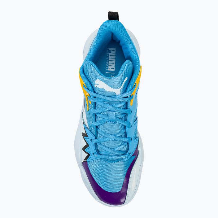 PUMA Genetics scarpe da basket da uomo blu luminoso/blu ghiaccio 5