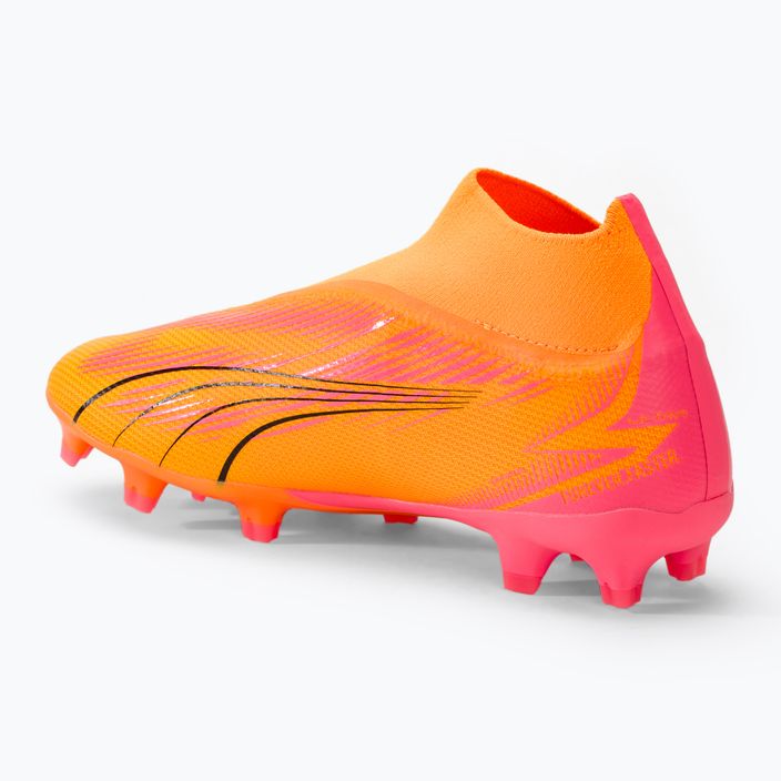 PUMA Ultra Match+ LL Fg/Ag sunset glow/puma nero/sun stream scarpe da calcio 3