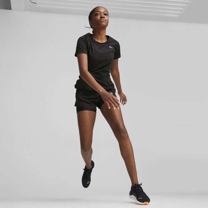 Maglietta da corsa da donna PUMA Run Cloudspun nero 7