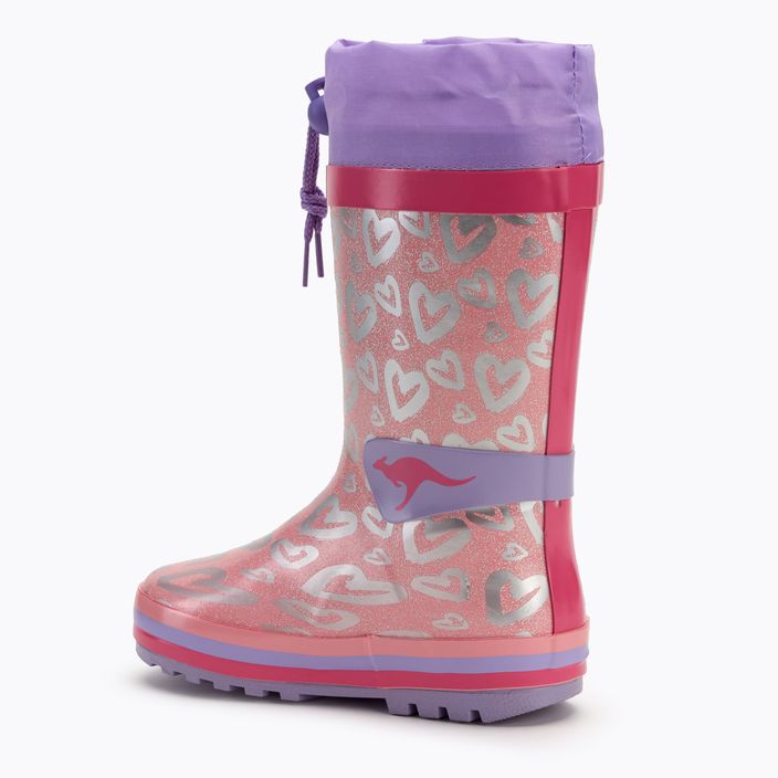 KangaROOS K-Rain lavanda / cuore metallizzato per bambini 3