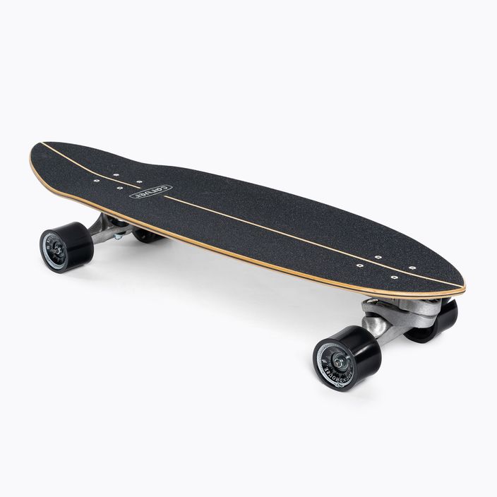 Carver C7 Raw 31.75" CI Black Beauty surfskateboard 2019 Completo bianco e nero C1013011020 2