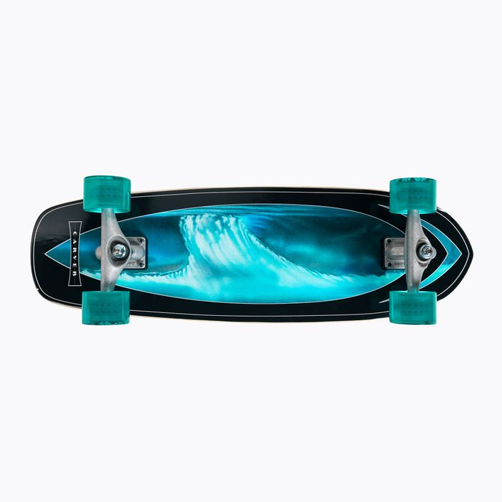 Surfskate skateboard Carver CX Raw 32" Super Surfer 2020 Completo blu/nero C1012011064